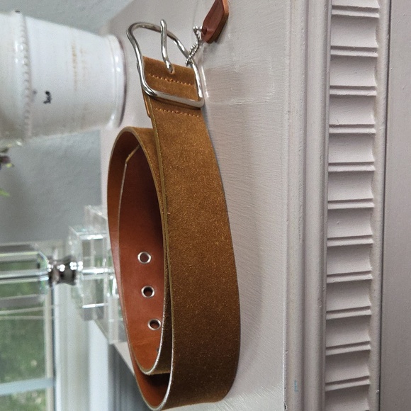 Rare, Vintage COACH Tabac Italian Suede Belt #8561 - Picture 6 of 15
